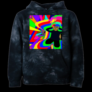 break the program black tie dye hoodie