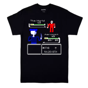 knife fight tee shirt black
